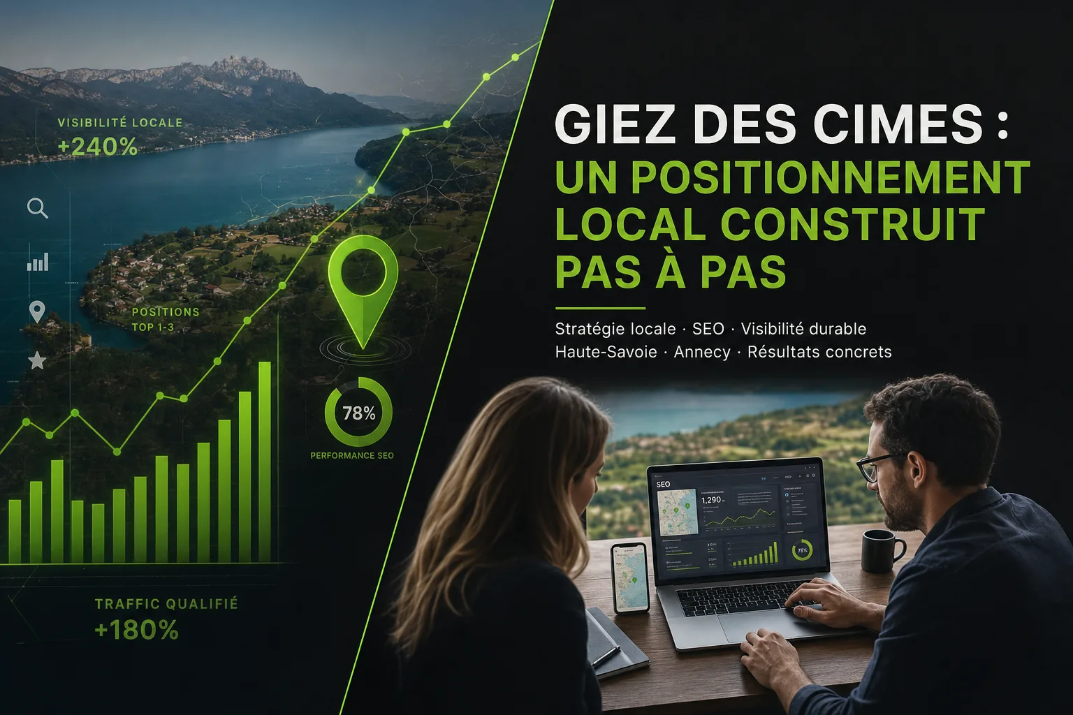 Giez des Cimes : un positionnement local construit pas à pas