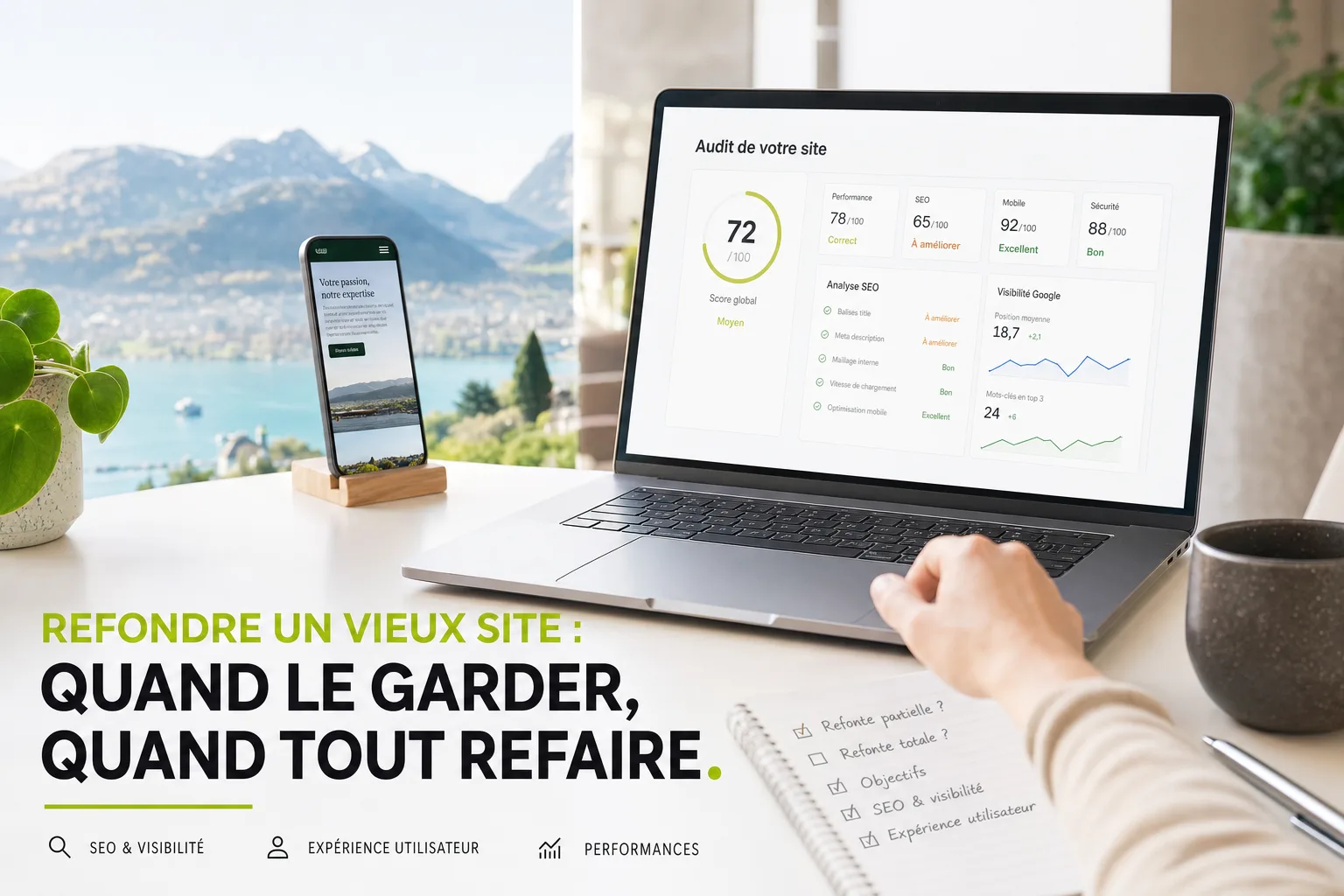 Refondre un vieux site : quand le garder, quand tout refaire
