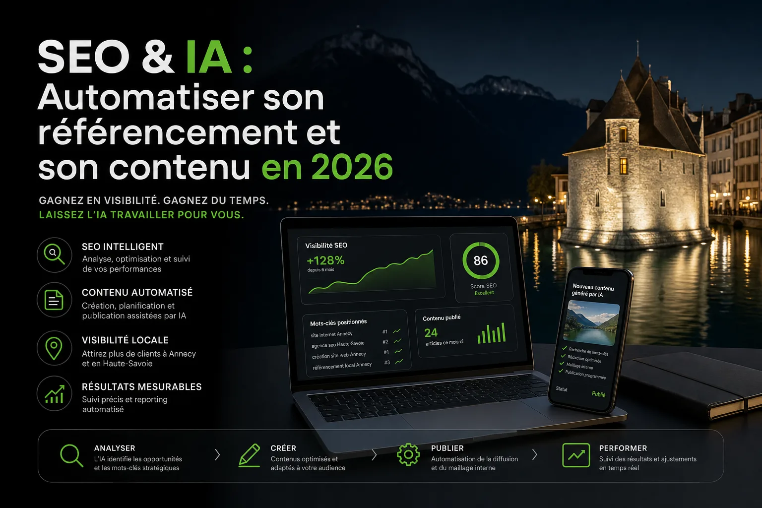 SEO et IA : automatiser son référencement et son contenu en 2026