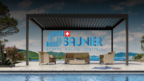 Site fabricant de fermetures Saunier-SA Genève - Anonyme Studio